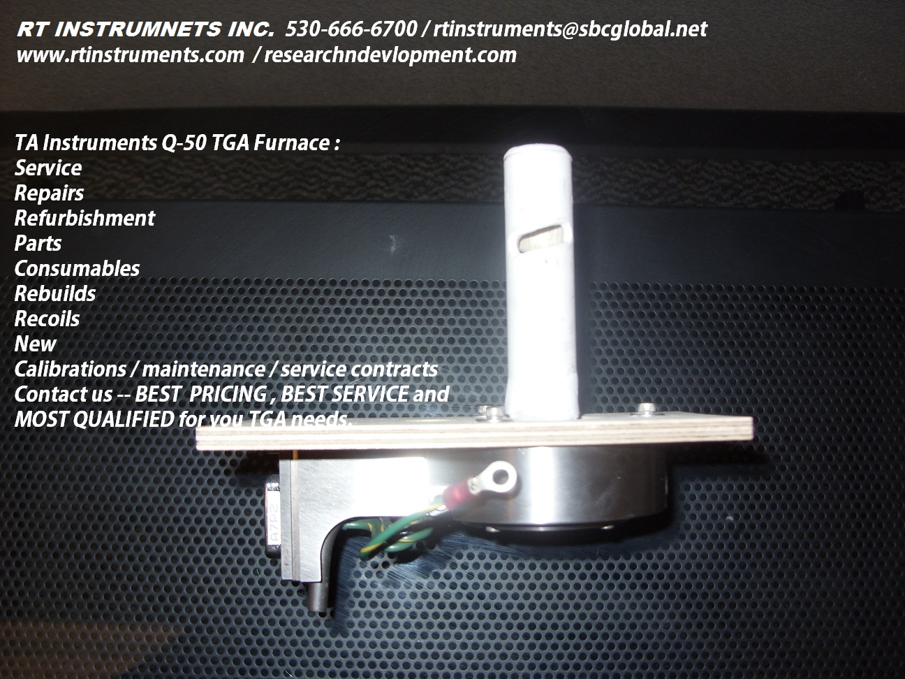 (image for) TA Instruments Q-50 TGA Furnace Repair / Recoil